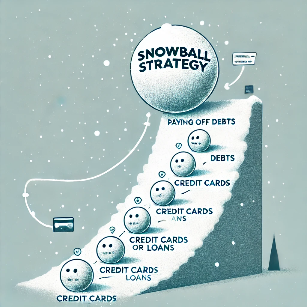 Snowball method infographic